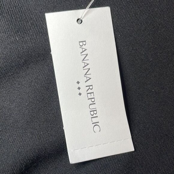 BANANA REPUBLIC Knot Mini Dress, Black, Size Medium Tall - Picture 6 of 8